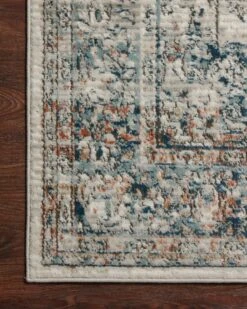 BIA-10 IVORY / OCEAN -Loloi Rugs BIANBIA 10IVOC 25