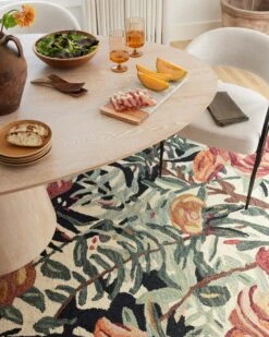 BLM-02 IVORY / LAGOON -Loloi Rugs BLOSBLM 02IVLJ 5Broomscene 5D 3