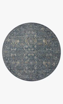 BRU-03 JS OCEAN / GOLD -Loloi Rugs BRADBRU 03OCGO 23