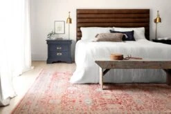 CLE-01 RED / IVORY -Loloi Rugs CLAECLE 01REIV 5Broomscene hidden 5D 4
