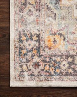 CLA-01 IVORY / CHARCOAL -Loloi Rugs CLARCLA 01IVCC 5