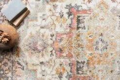 CLA-01 IVORY / CHARCOAL -Loloi Rugs CLARCLA 01IVCC 5Broomscene 5D 2