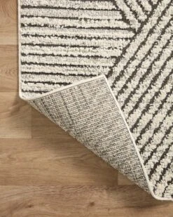 FAB-06 CHARCOAL / IVORY -Loloi Rugs FABIFAB 06CCIV 26
