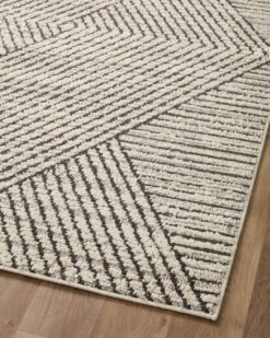 FAB-06 CHARCOAL / IVORY -Loloi Rugs FABIFAB 06CCIV 28