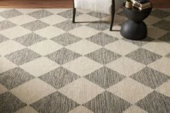 FRA-01 CJ BEIGE / CHARCOAL -Loloi Rugs FRASFRA 01BECC 5Broomscene hidden 5D 15