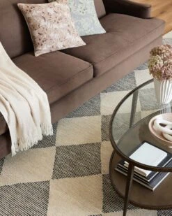 FRA-01 CJ BEIGE / CHARCOAL -Loloi Rugs FRASFRA 01BECC 5Broomscene 5D 3