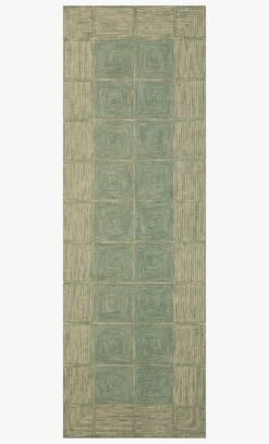 FRA-02 CJ GREEN / NATURAL -Loloi Rugs FRASFRA 02GRNA 5Balternate 5D 21