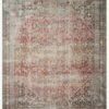 GER-01 AL RED / NAVY 2 GER-01 AL RED / NAVY -Loloi Rugs GEORGER 01RENV