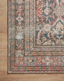 GER-01 AL RED / NAVY -Loloi Rugs GEORGER 01RENV 25