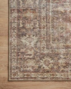GER-06 AL BORDEAUX / ANTIQUE -Loloi Rugs GEORGER 06BDAN 25