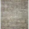 LAY-13 ANTIQUE / MOSS -Loloi Rugs LAYLLAY 13ANMO