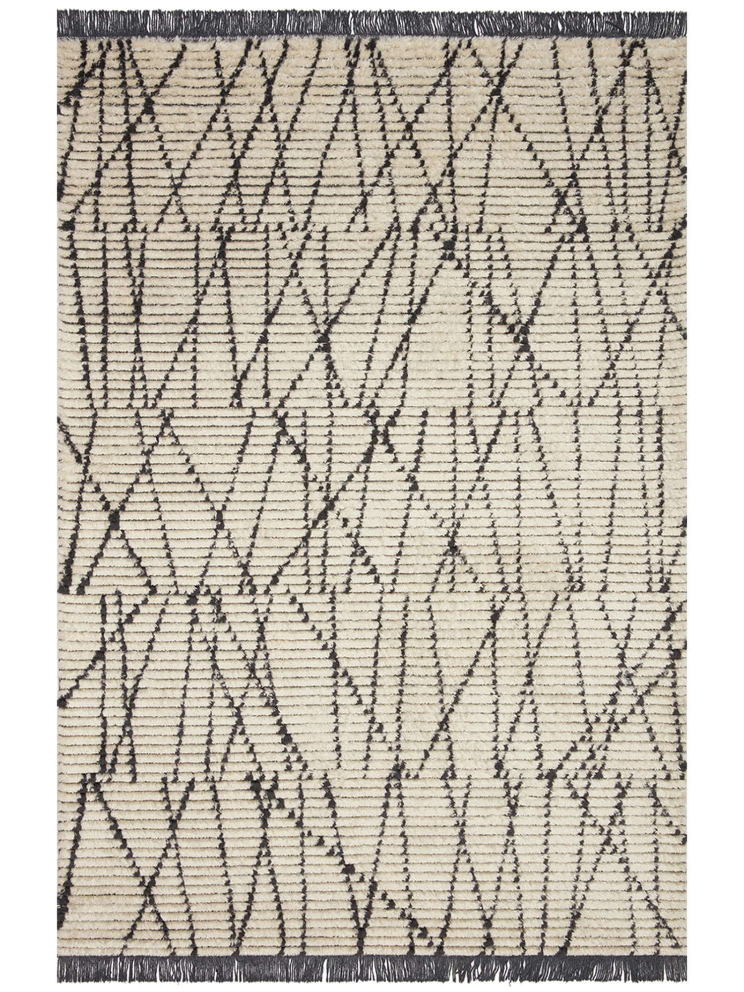 Alice Cream/Charcoal 9'2" X 13' Rug 3 Alice Cream/Charcoal 9'2" X 13' Rug