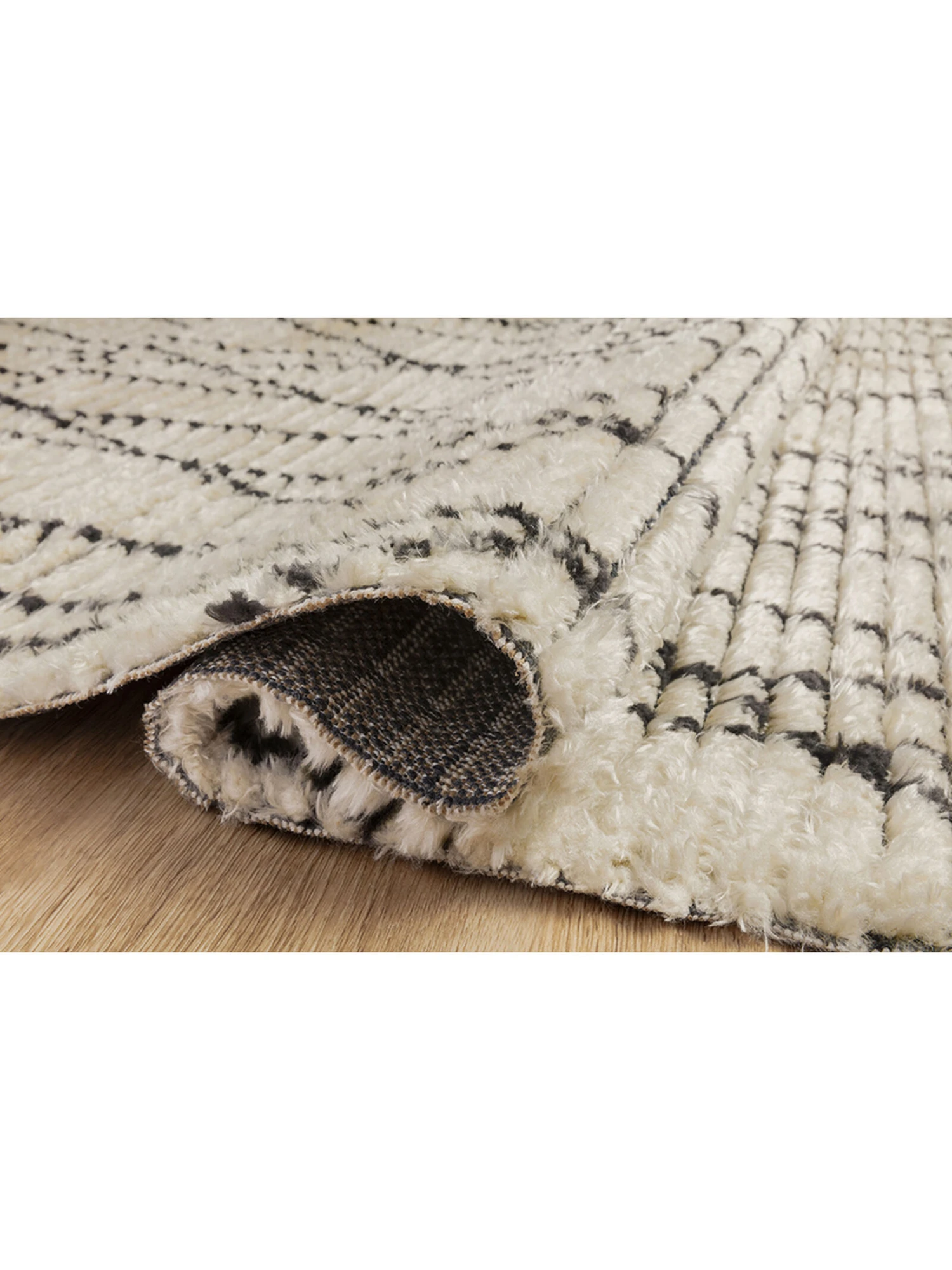 Alice Cream/Charcoal 9'2" X 13' Rug 6 Alice Cream/Charcoal 9'2" X 13' Rug - Image 4