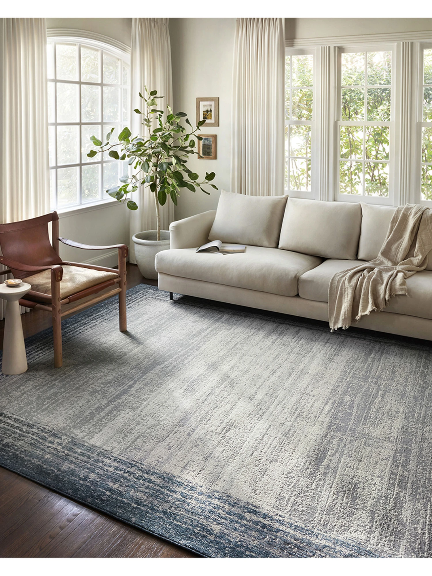 Austen Pebble/Blue 11'2" X 15' Rug 4 Austen Pebble/Blue 11'2" X 15' Rug - Image 2