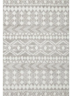 Bliss Grey/White 9'3" X 13' Rug