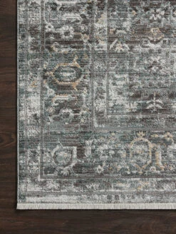 Bonney Slate/Teal 9'3" X 12'10" Rug -Loloi Rugs LOIDS BONNEY BNY05 03