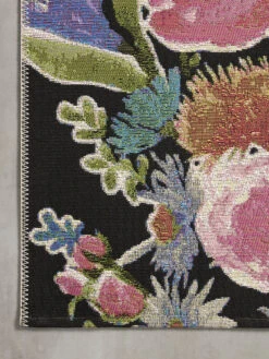 Botanical Black/Multi 10'6" X 13'9" Rug 17 Botanical Black/Multi 10'6" X 13'9" Rug -Loloi Rugs LOIDS BOTANICAL BOT01 BLACK 07