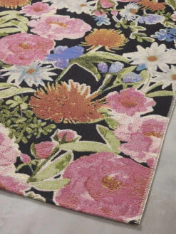 Botanical Black/Multi 10'6" X 13'9" Rug 19 Botanical Black/Multi 10'6" X 13'9" Rug -Loloi Rugs LOIDS BOTANICAL BOT01 BLACK 09