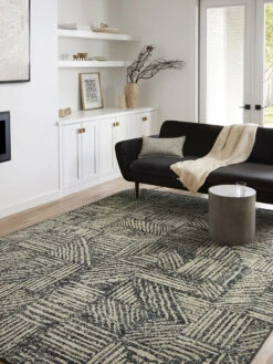 Bowery Midnight/Taupe 9'6" X 12'6" Rug -Loloi Rugs LOIDS BOWERY BOW01 03