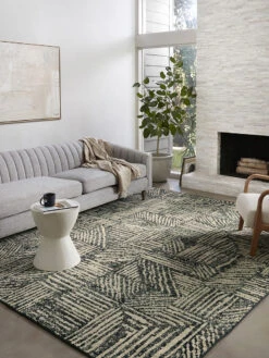 Bowery Midnight/Taupe 9'6" X 12'6" Rug -Loloi Rugs LOIDS BOWERY BOW01 05