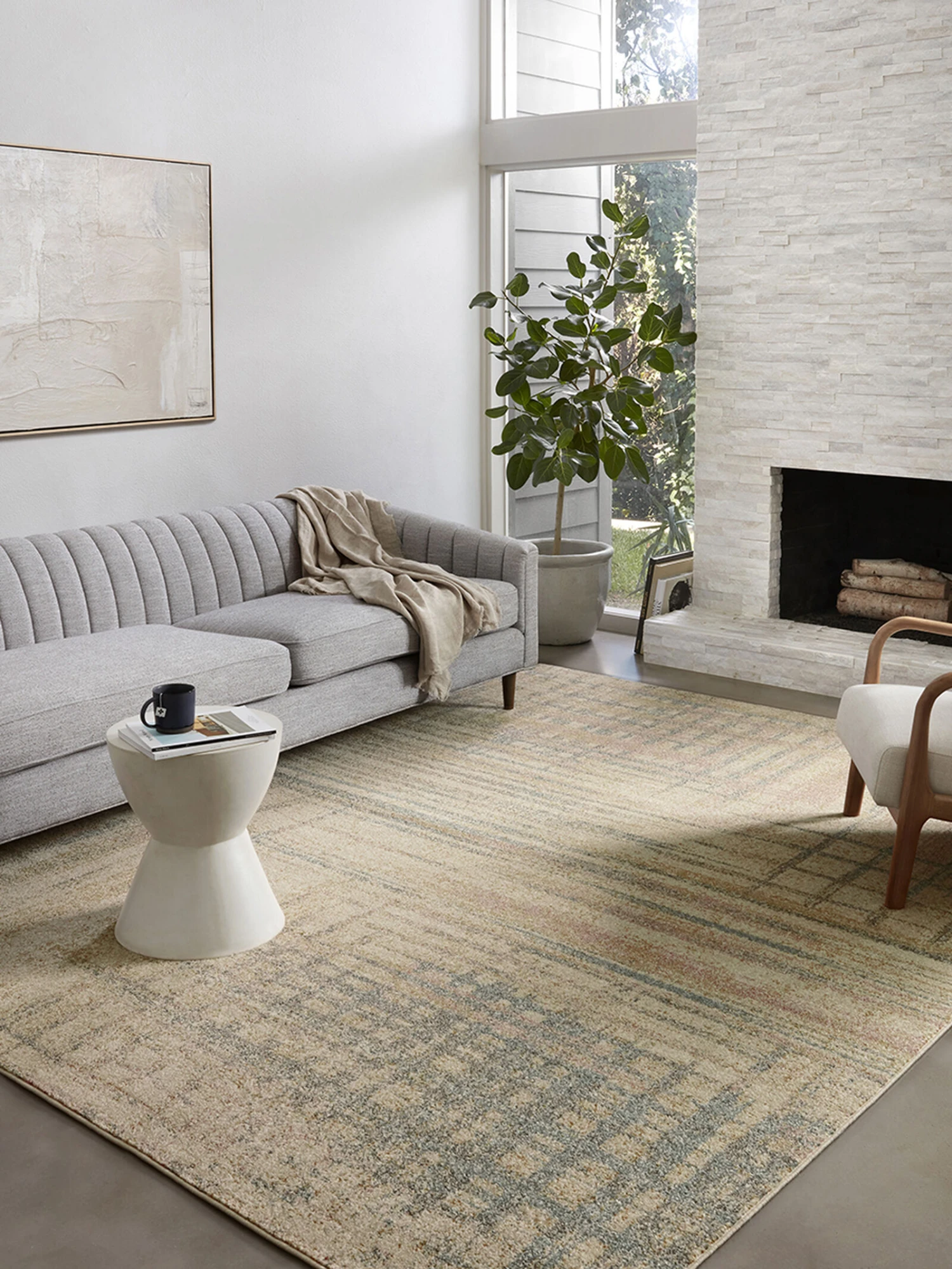 Bowery Beige/Multi 9'6" X 12'6" Rug 5 Bowery Beige/Multi 9'6" X 12'6" Rug - Image 3