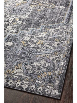 Cassandra Charcoal/Gold 9'3" X 13' Rug -Loloi Rugs LOIDS CASSANDRA CSN02 06