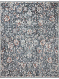 Cassandra Blue/Rust 9'3" X 13' Rug