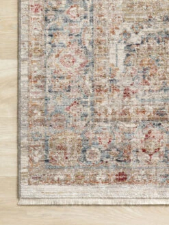 Claire Ivory/Ocean 11'6" X 15'7" Rug -Loloi Rugs LOIDS CLAIRE CLE02 03