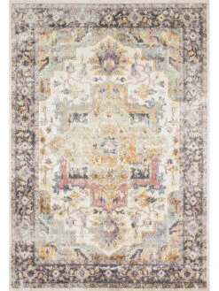 Clara Ivory/Charcoal 9'3" X 13' Rug