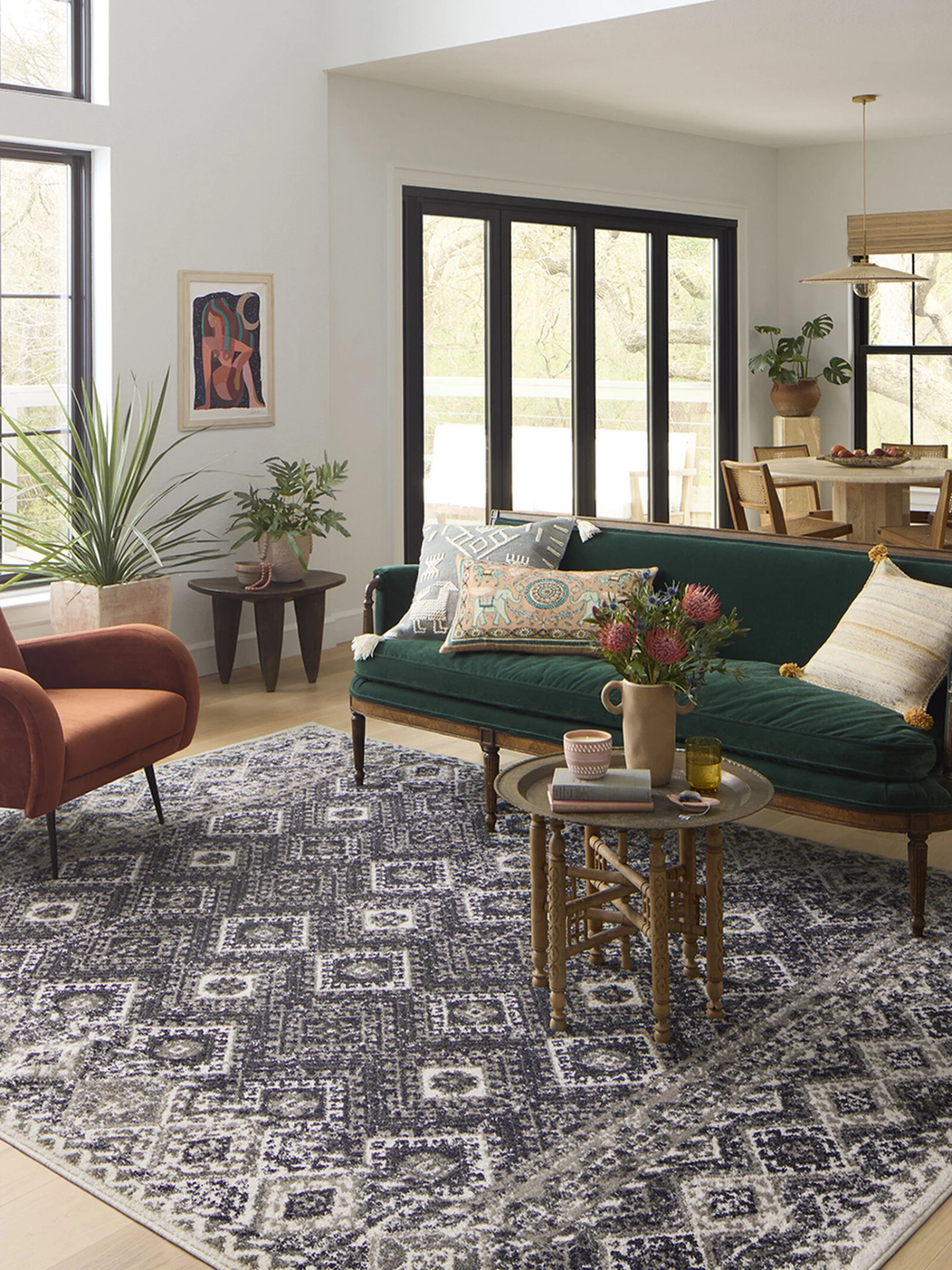 Eila Ivory/Granite 9'1" X 13' Rug 4 Eila Ivory/Granite 9'1" X 13' Rug - Image 2