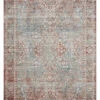 Elise Sky/Red 9'9" X 13' Rug -Loloi Rugs LOIDS ELISE ELI04 01