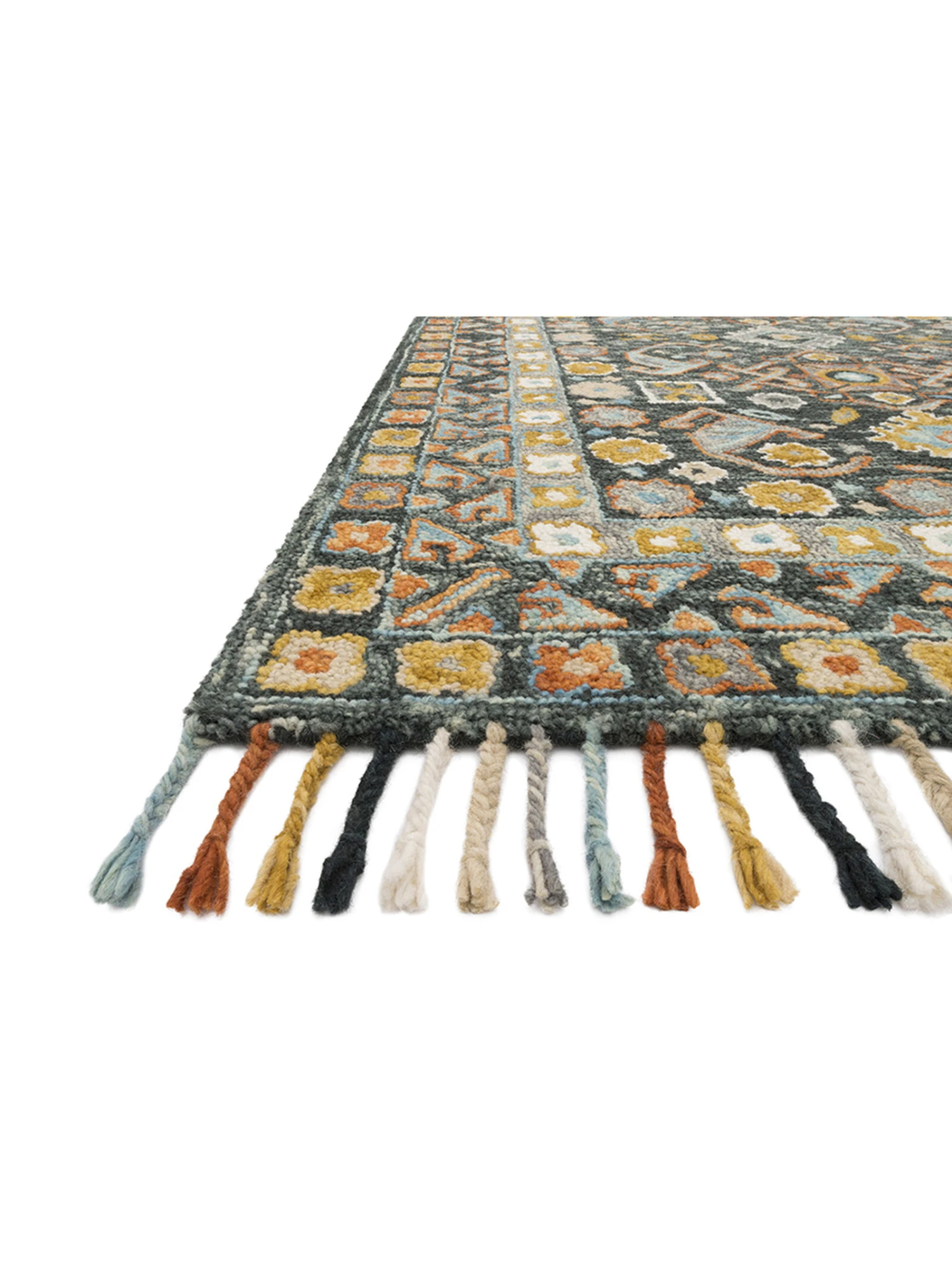 Elka Denim/Multi 9'3" X 13' Rug 5 Elka Denim/Multi 9'3" X 13' Rug - Image 3