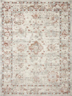 Estelle Ivory/Rust 9'3" X 12'10" Rug