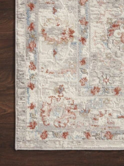 Estelle Ivory/Rust 9'3" X 12'10" Rug -Loloi Rugs LOIDS ESTELLE EST01 RUST 03