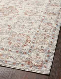 Estelle Ivory/Rust 9'3" X 12'10" Rug -Loloi Rugs LOIDS ESTELLE EST01 RUST 05
