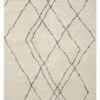 Fabian Ivory/Charcoal 9'2" X 13' Rug 1 Fabian Ivory/Charcoal 9'2" X 13' Rug -Loloi Rugs LOIDS FABIAN FAB02 01