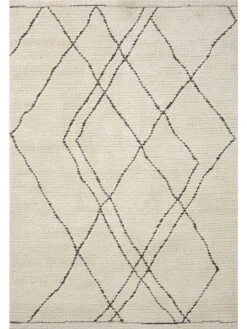 Fabian Ivory/Charcoal 9'2" X 13' Rug