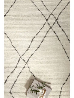 Fabian Ivory/Charcoal 9'2" X 13' Rug -Loloi Rugs LOIDS FABIAN FAB02 04