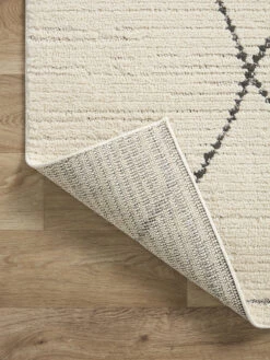 Fabian Ivory/Charcoal 9'2" X 13' Rug -Loloi Rugs LOIDS FABIAN FAB02 07