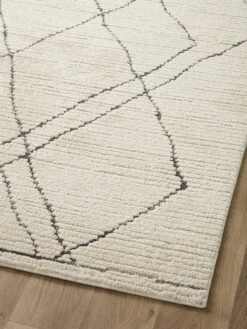 Fabian Ivory/Charcoal 9'2" X 13' Rug -Loloi Rugs LOIDS FABIAN FAB02 08