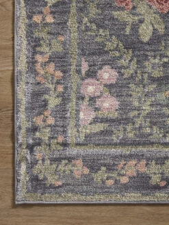 Fiore Charcoal 9' X 12' Rug 7 Fiore Charcoal 9' X 12' Rug -Loloi Rugs LOIDS FIORE FIO04 CHARCOAL 03