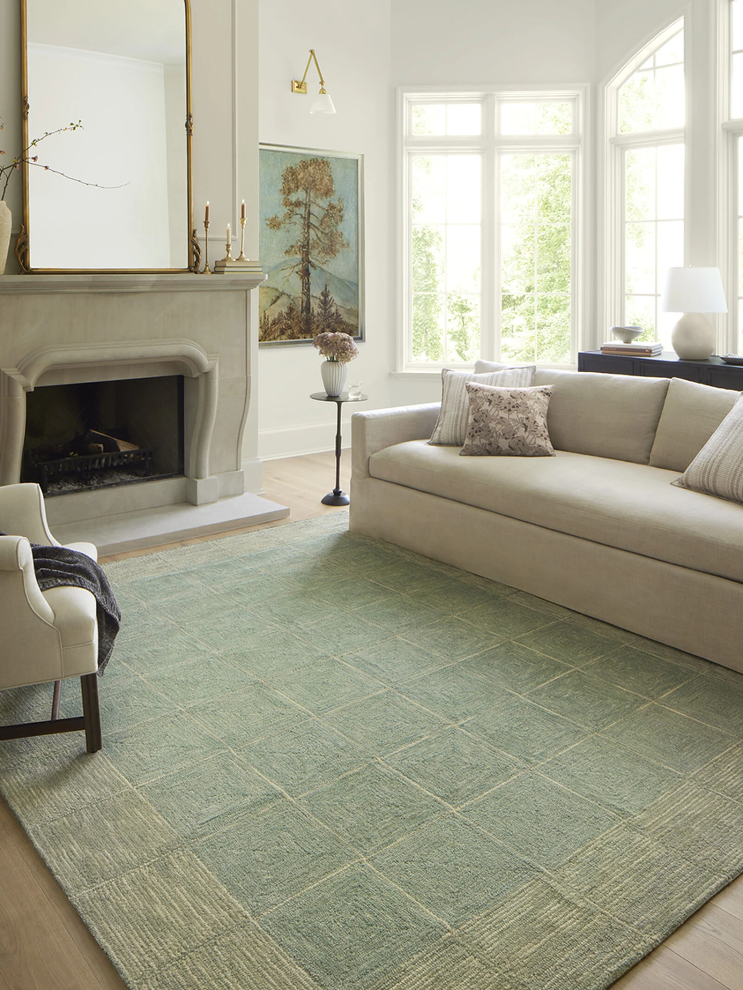 Francis Green/Natural 9'3" X 13' Rug 4 Francis Green/Natural 9'3" X 13' Rug - Image 2