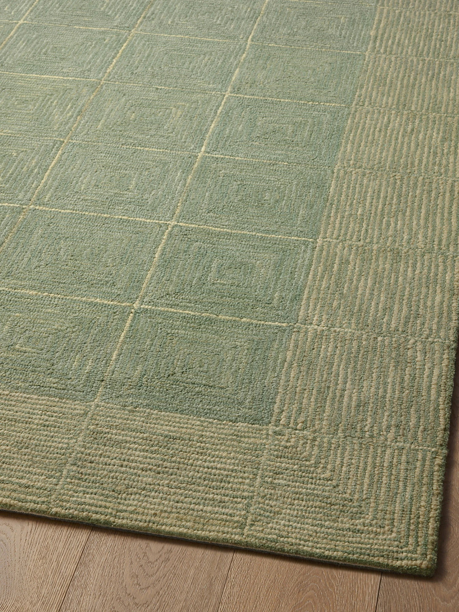 Francis Green/Natural 9'3" X 13' Rug 10 Francis Green/Natural 9'3" X 13' Rug - Image 8