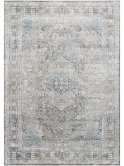Gemma Silver/Blue 9'6" X 12'6" Rug