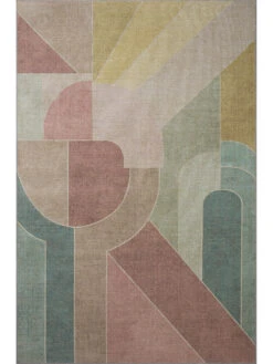 Good Morning Multi 18" X 18" Sample Rug