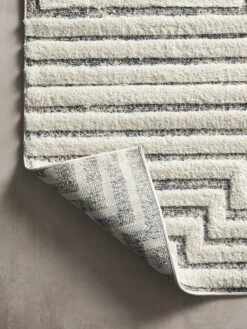 Hagen White/Sky 9'6" X 13' Rug -Loloi Rugs LOIDS HAGEN HAG03 03