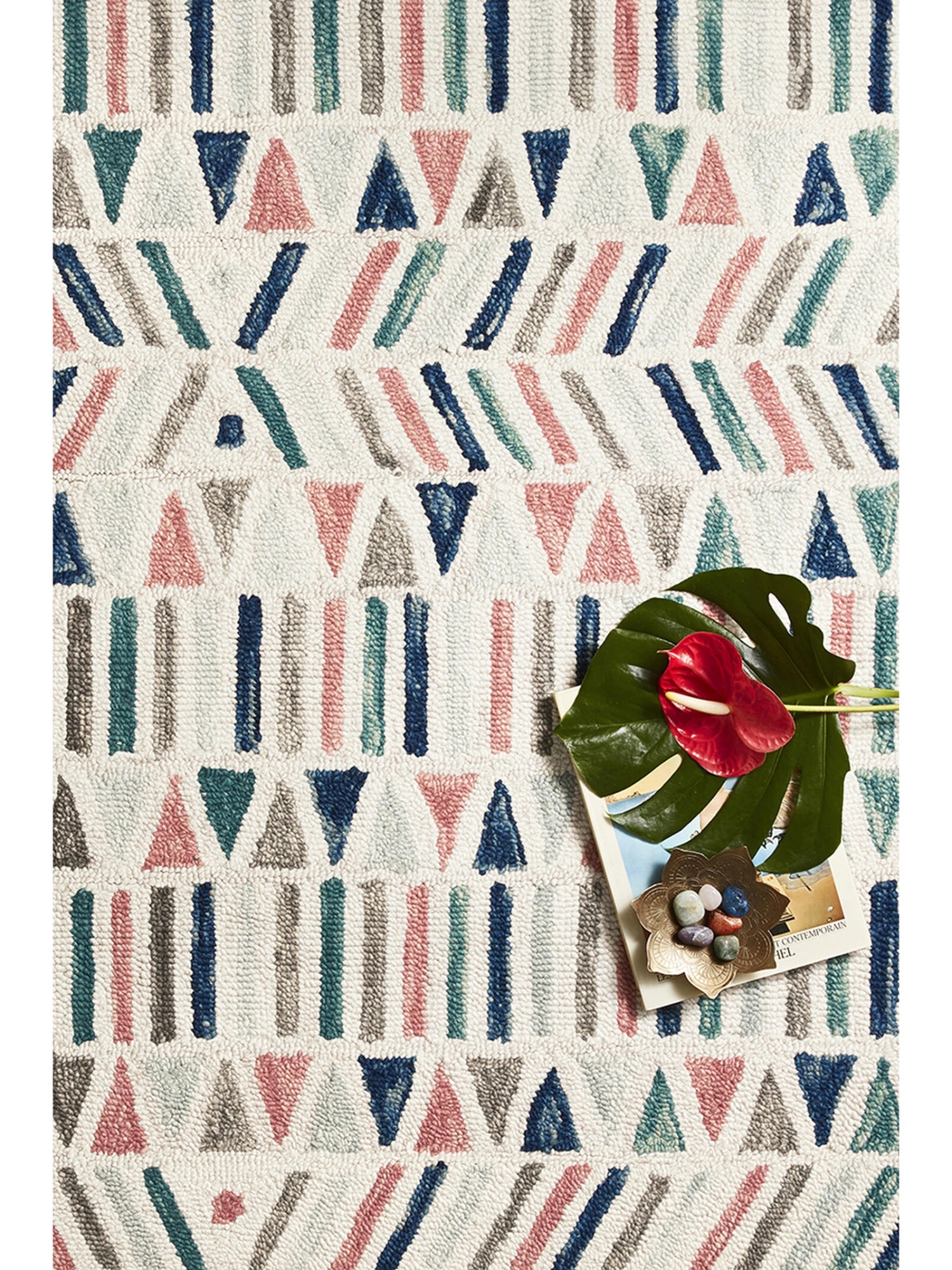 Hallu Ivory/Multi 9'3" X 13' Rug 4 Hallu Ivory/Multi 9'3" X 13' Rug - Image 2