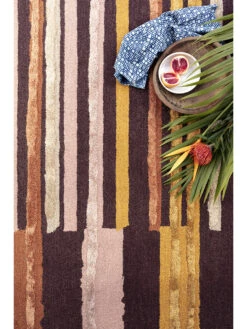 Jamila JAA04 Spice/Bordeaux 18" X 18" Sample Rug -Loloi Rugs LOIDS JAMILA JAA04 04