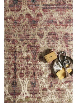 Javari Drizzle/Berry 9'6" X 12'6" Rug 7 Javari Drizzle/Berry 9'6" X 12'6" Rug -Loloi Rugs LOIDS JAVARI JV10 04