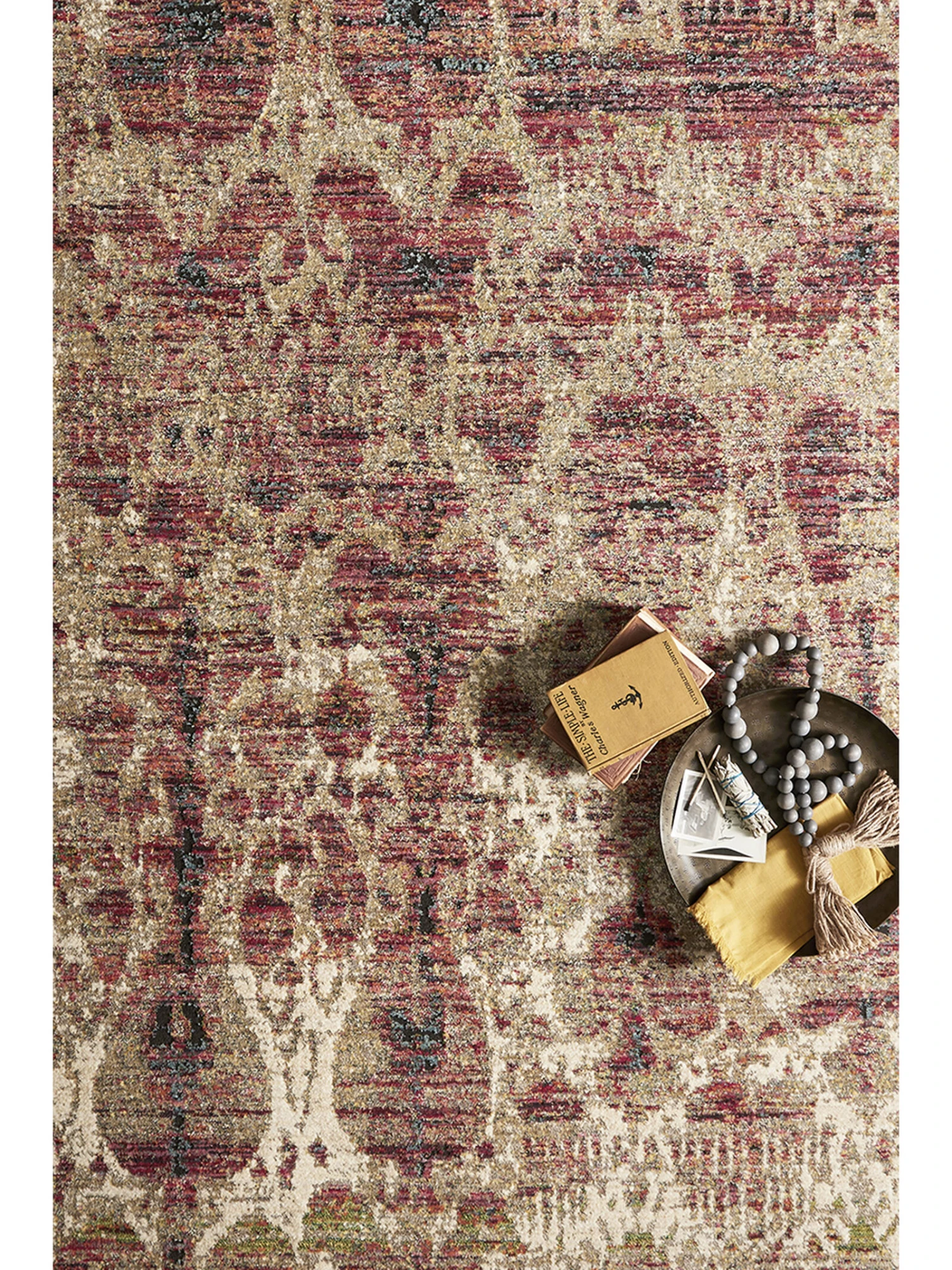 Javari Drizzle/Berry 9'6" X 12'6" Rug 4 Javari Drizzle/Berry 9'6" X 12'6" Rug - Image 2
